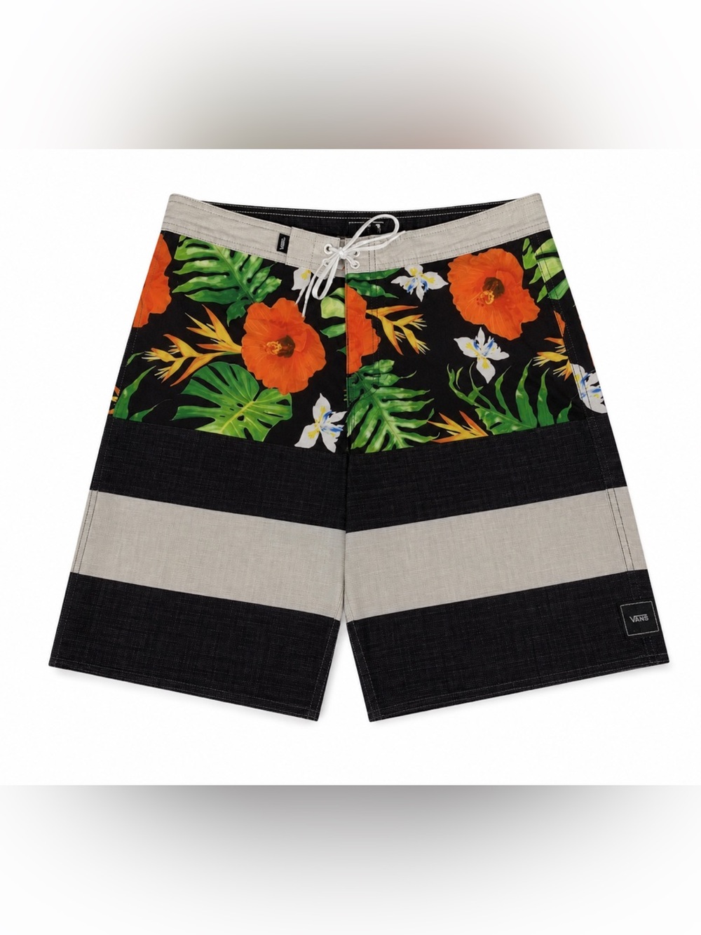 Vans WSL Triple Crown Surfing North Shore Hawaiian Floral Board Short Sz 34 VGC